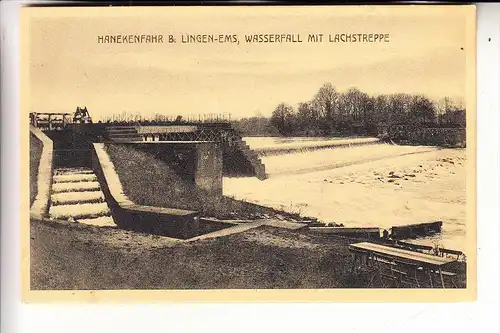 4450 LINGEN, Hanekenfahr, Wasserfall, Lachstreppe