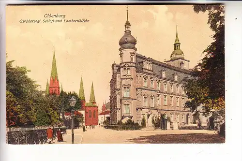 2900 OLDENBURG, Schloss & Lambertikirche, color, ca. 1905