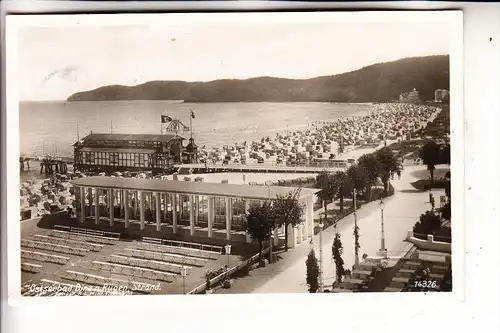 0-2337 BINZ / Rügen, Strand, NS-Beflaggung