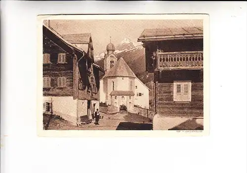 CH 7165 BRIGELS, Dorfpartie mit Gasthaus "Fausto Capaul", 1928