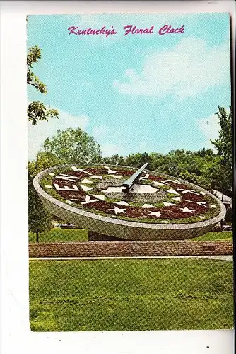 BLUMENUHR / Flower Clock / Horloge Fleurie / Bloem Klok / Reloj de Flores / Fiore Orologio -  Frankfort, Kentucky