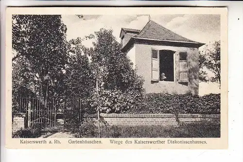 4000 DÜSSELDORF - KAISERSWERTH, Gartenhäuschen, Kaiserswerther Diakonissenhaus