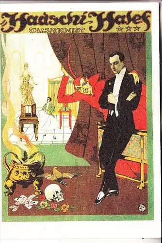 ZIRCUS - CIRCUS / VARIETE, HADSCHI HALEF, Illusionist,  Plakat Repro