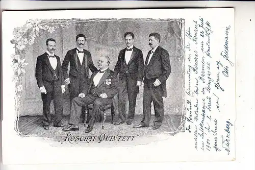 MUSIK - KOSCHAT QUINTETT, Thomas Koschat, Komponist, Wiener Hofoper, 1900