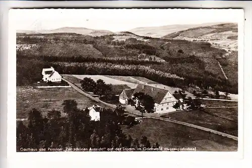 6149 GRASELLENBACH, "Zur schönen Aussicht" auf der Tromm, Luftaufnahme