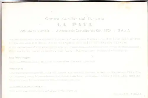 E 08850 GAVA, Centro Auxiliar del Turismo, 1965