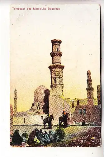 ÄGYPTEN / EGYPT - CAIRO, Tombeaux des Marmeluks Boharites, ca. 1905, undivided back