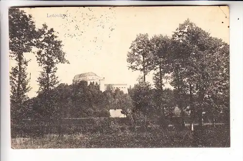 CSR 67961 LETOVICE / LETTOWITZ, Hrad / Schloss, 1926