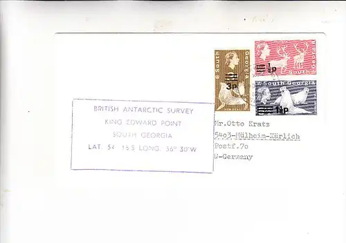 FALKLAND - INSELN - SOUTH GEORGIA, British Antarctic Survey, King Edward Point, 1976