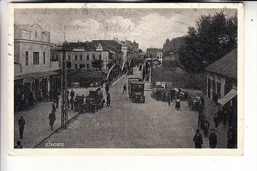 UKRAINE - USCHHOROD / UZHOROD, Strassenpartie, 1930
