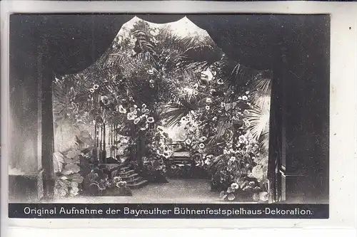 MUSIK - RICHARD WAGNER / Bayreuth -Parsifal Dekoration II.. Akt