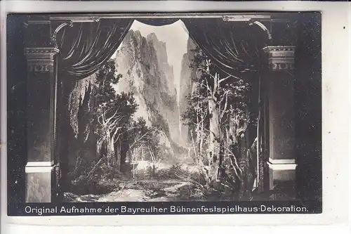 MUSIK - RICHARD WAGNER / Bayreuth -Parsifal Dekoration I. & III. Akt