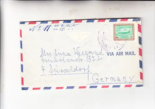 SAUDI - ARABIEN, Michel 260 20 Pia., Einzelfrankatur nach Düsseldorf, 1970, Brief mit Inhalt