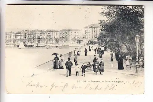 CH 1200 GENF / GENEVE GE, Jardain Anglais, 1899
