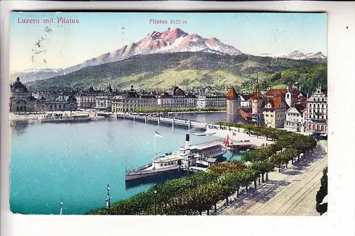 CH 6000 LUZERN LU, Panorama, 1911