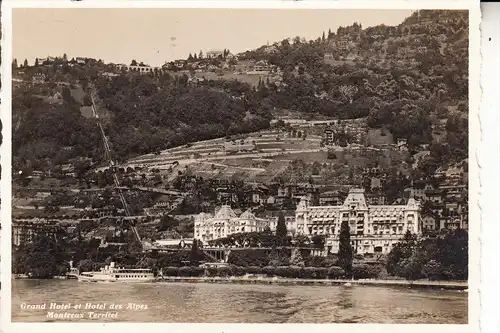 CH 1820 MONTREUX - TERRITET, Hotel des Alpes & Grand Hotel