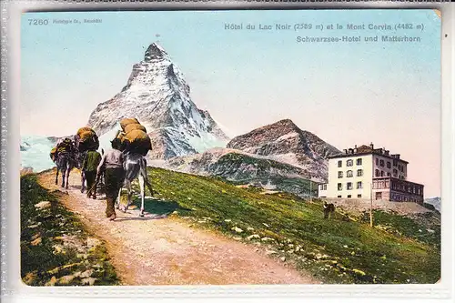 CH 3920 ZERMATT VS, Hotel Schwarzsee, Matterhorn
