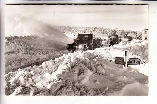 6412 GERSFELD, Wasserkuppe, Schneefräsen