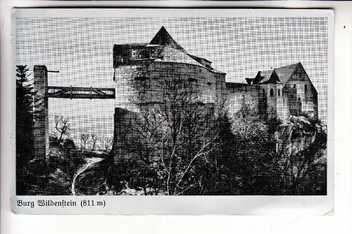 7795 LEIBERTINGEN, Burg Wildenstein, Kosmos-Alu-Karte