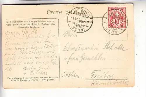 CH 3823 WENGEN, Wengeralp, 1906