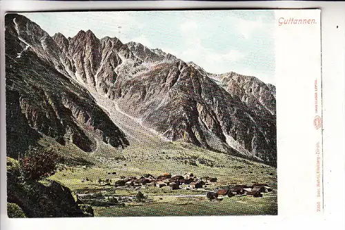 CH 3864 GUTTANNEN, Panorama, ca. 1900, color