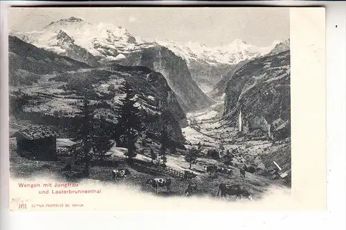 CH 3823 WENGEN, Jungfrau, Lauterbrunnenthal, 1900