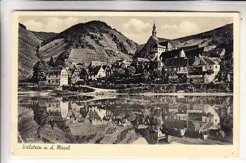 5590 COCHEM - BEILSTEIN,  Ortsansicht, Landpoststempel "Beilstein (Mosel) über Cochem", 1939