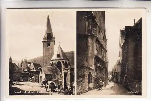 5590 COCHEM - FANKEL, Kirche / Rathaus / Dorfstrasse, 1935