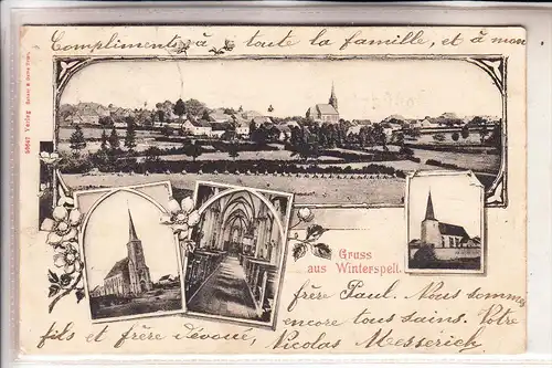 5540 PRÜM - WINTERSPELT, Mehrbildkarte 1902, Schaar & Dathe - Trier
