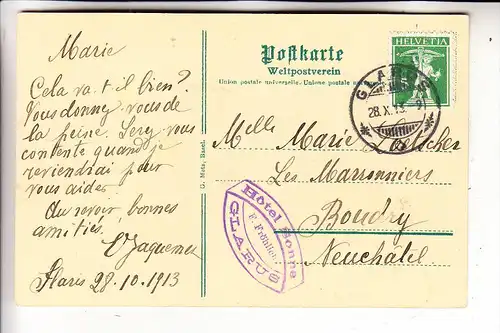 CH 8750 GLARUS, Stadtkirche, 1913