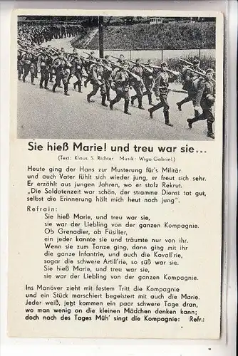MILITÄR - MUSIK, Wehrmacht "Sie hieß Marie..........
