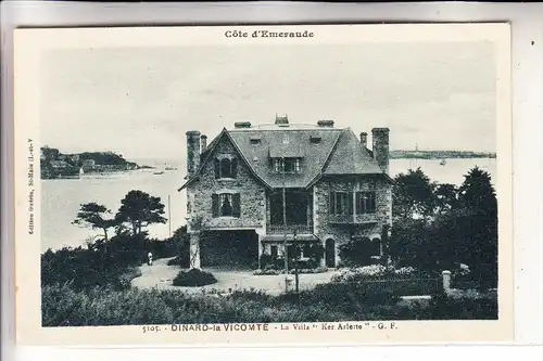 F 35800 DINARD - LA - VICOMTE, la Villa "Ker Arlette"