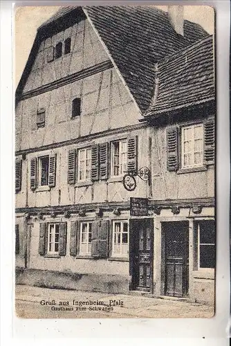 6741 BILLIGHEIM - INGENHEIM, Gasthaus zum Schwan Ingenheim