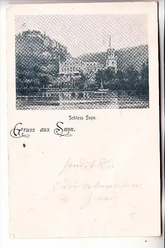 5413 BENDORF - SAYN, Schloss, 1900