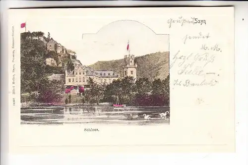 5413 BENDORF - SAYN, Schloss, 1901