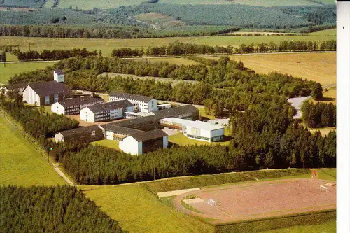 5165 HÜRTGENWALD - VOSSENACK, Franziskus-Gymnasium, Luftaufnahme, Sportstadion