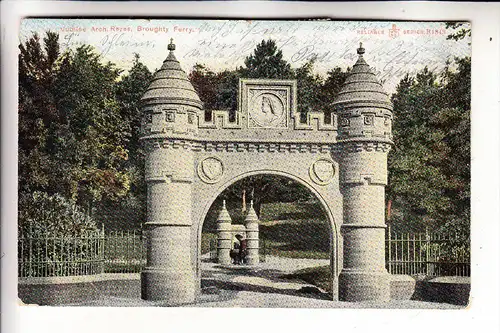 UK - SCOTLAND - ANGUS - DUNDEE-BROUGHTY FERRY, Jubilee Arch, 1907 post. used in Germany