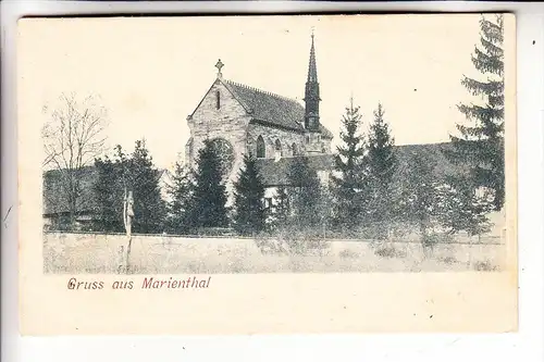 6222 GEISENHEIM - MARIENTHAL, Kloster, frühe Karte - ungeteilte Rückseite