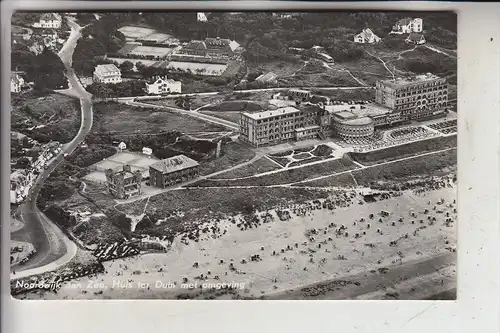 NL - ZUID-HOLLAND, NOORDWIJK aan Zee, Luchtopname, Huis ter Duin, 1957