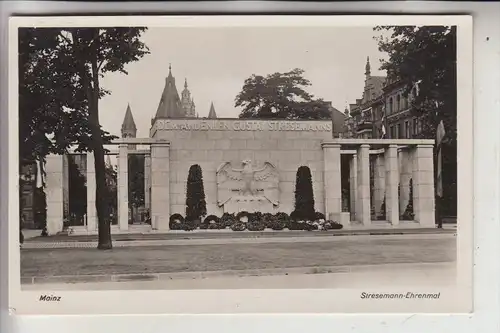 6500 MAINZ, Stresemann-Denkmal