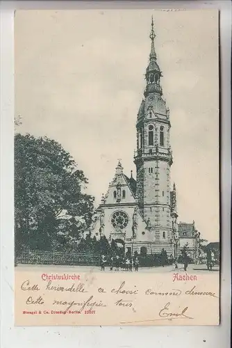 5100 AACHEN - HAAREN, Christuskirche, 1902, 1959 abgerissen