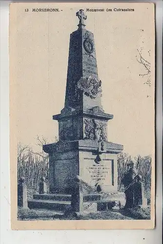 F 67360 MORSBRONN, Militär - Monument des Curassiers, 1924