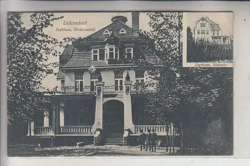 5880 LÜDENSCHEID, Parkhaus, Vorder- und Südseiten-Ansicht, 1909