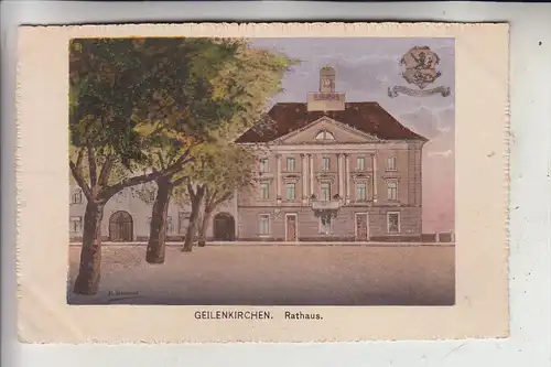 5130 GEILENKIRCHEN, Rathaus, Stadtwappen