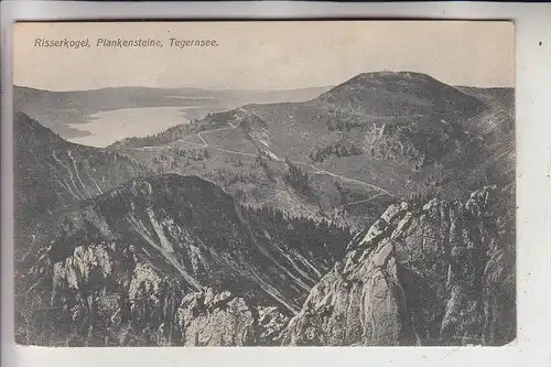 8180 TEGERNSEE, Risserkogel, Plankensteine, Tegernsee, 1907