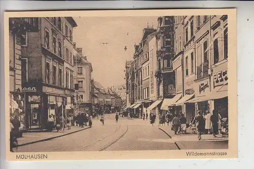 F 68100 MULHOUSE / MÜLHAUSEN, Wildemannstrasse, deutsche Soldaten