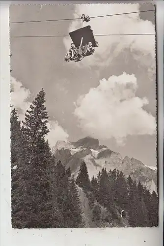 CH 3818 GRINDELWALD, Bergbahn Grindelwald - First, 1953, kl. Einriss