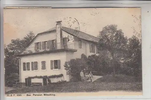 CH 1880 BEX VD, Pension Mösching, 1914