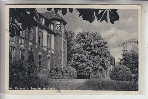 5413 BENDORF, Rathaus, 1940, NS-Beflaggung
