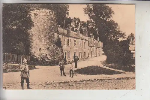 F 02000 LAON, Der schiefe Turm, 1916, deutsche Feldpost